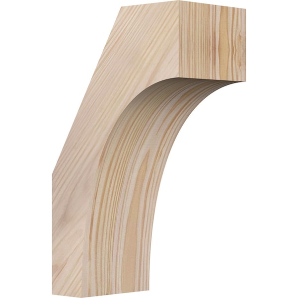 Ekena Millwork 3 1/2"W x 6"D x 10"H Westlake Smooth Knee Brace, Douglas Fir BRC04X06X10WTL00SDF - main